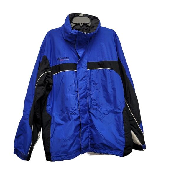 Columbia Sportswear Mens Large Polyester Nylon Long Sleeve Snap Up Ful Zip Coat - Picture 1 of 4